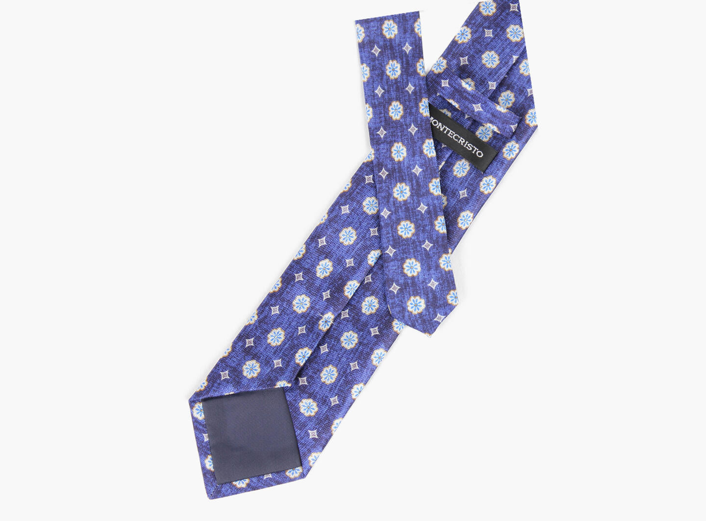 Montecristo 100% silke Slips7,6 cm Blå