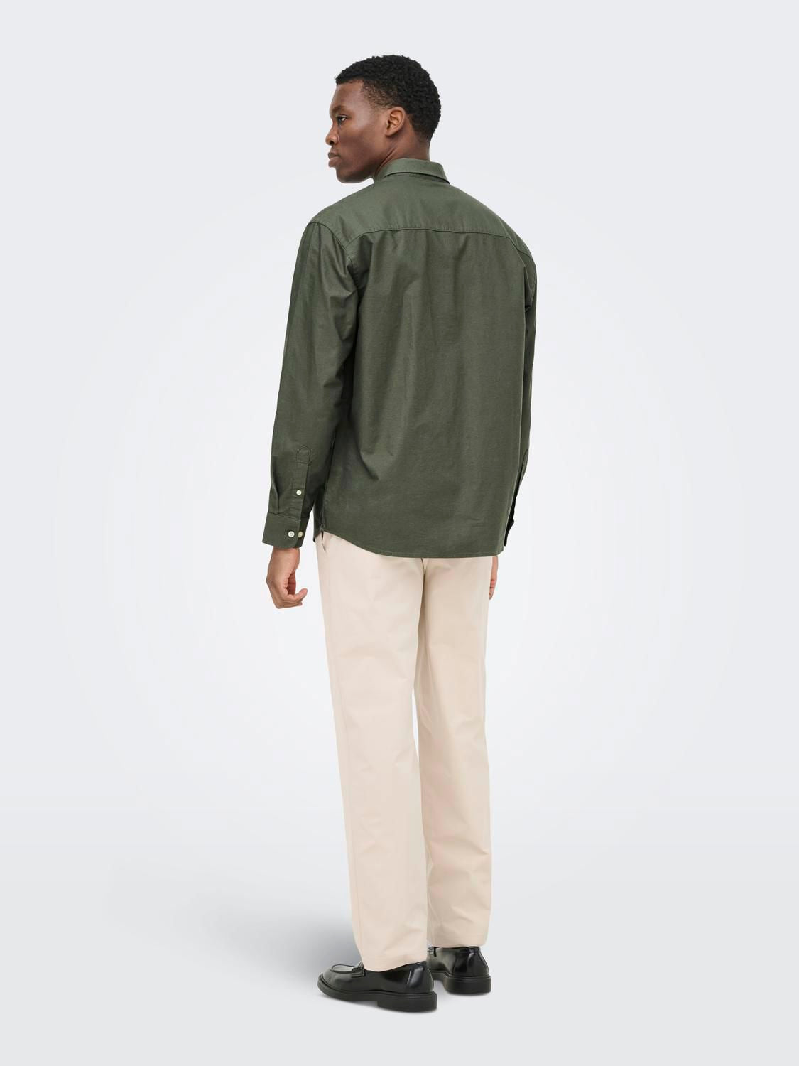 Onsoxford Ls Shirt Frml Noos Kambaba