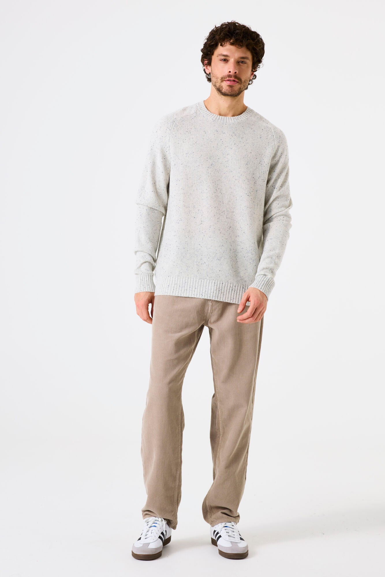 L51840 men´s pullover Cream Melee