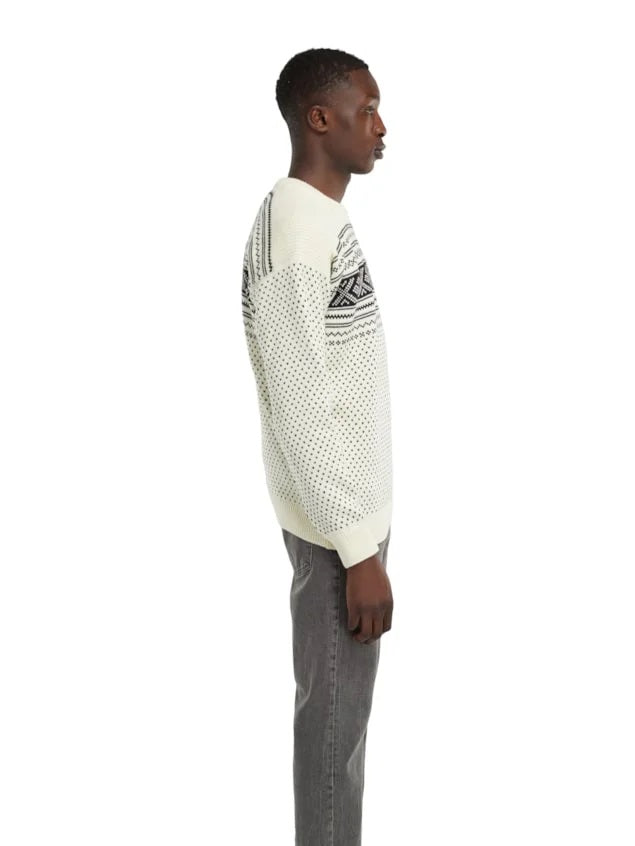 Valløy masculin Sweater Offwhite Black