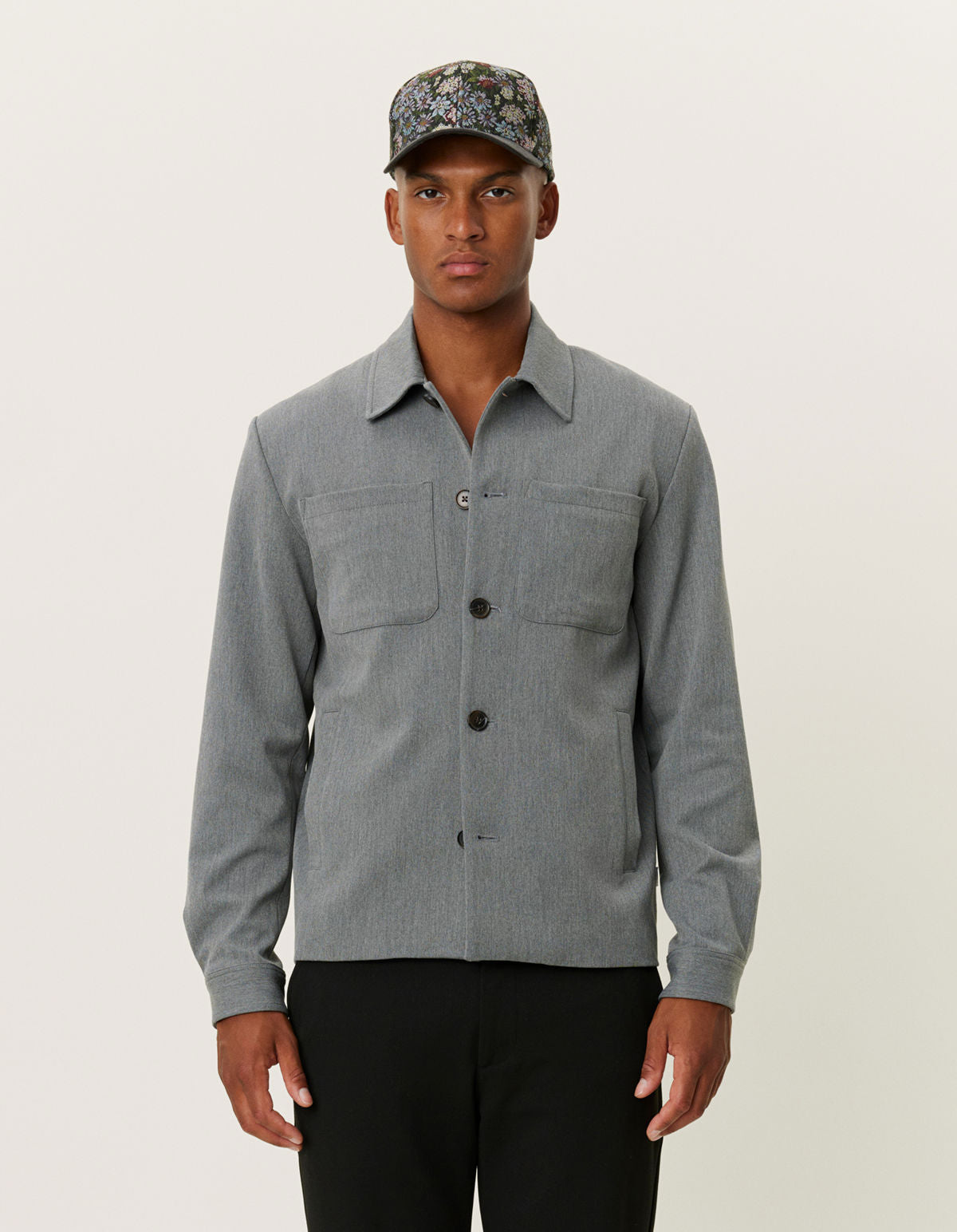 Como Hybrid Jacket Grey Melange