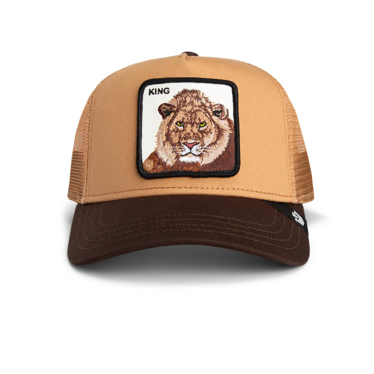 The King Lion Trucker Camel Brown