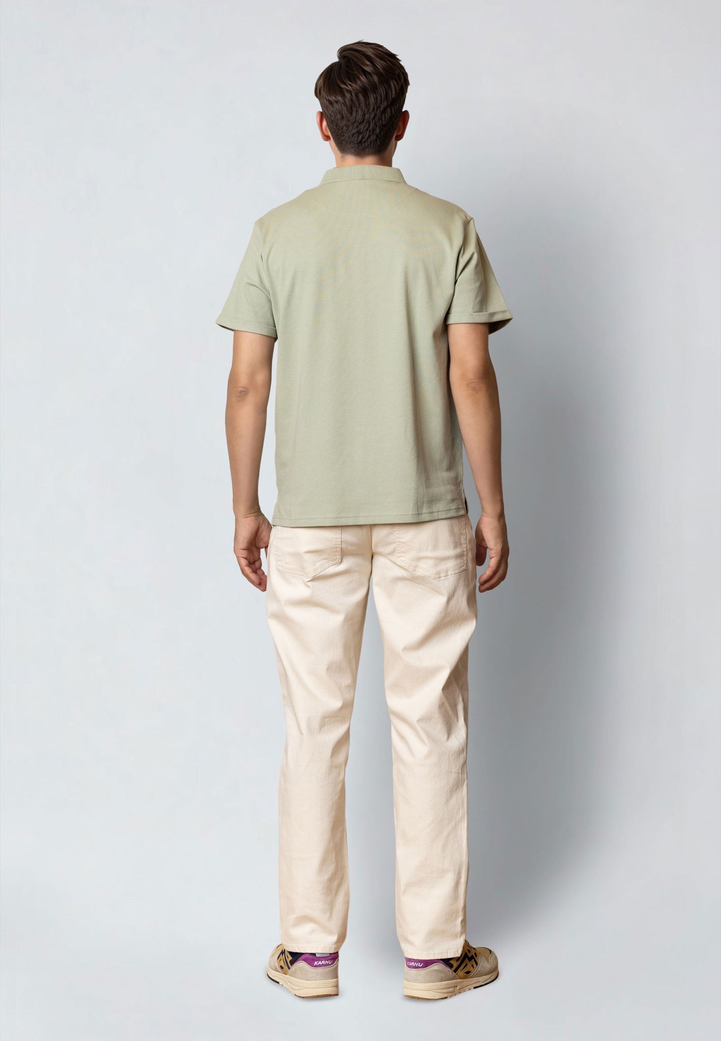 Silkeborg Stretch Polo Desert Sage