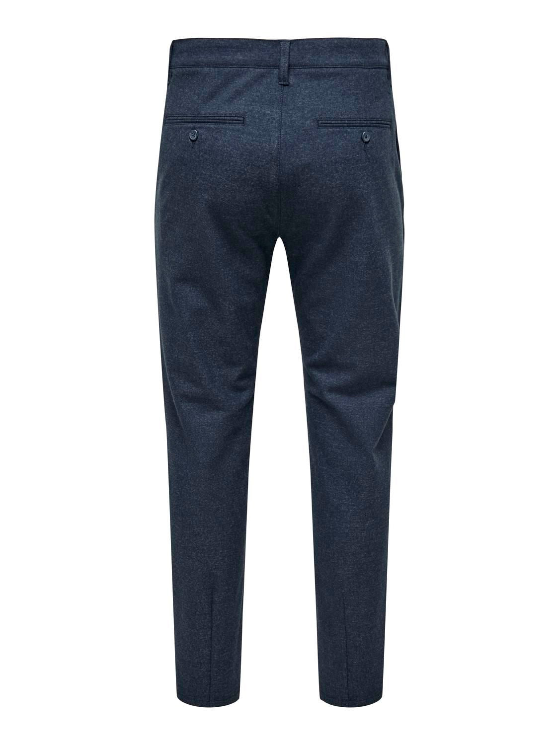 Onsmark Slim Brush Pique 0353 Pants Noos Blue Nights