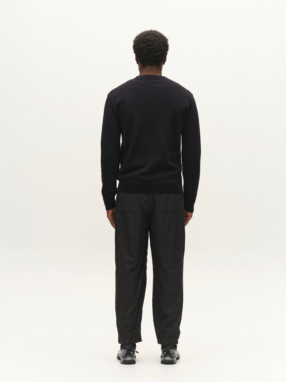 Gablamix Coro O-Neck Lsknit Blue Black