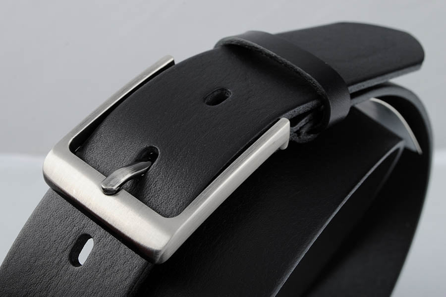 Leather belt Black