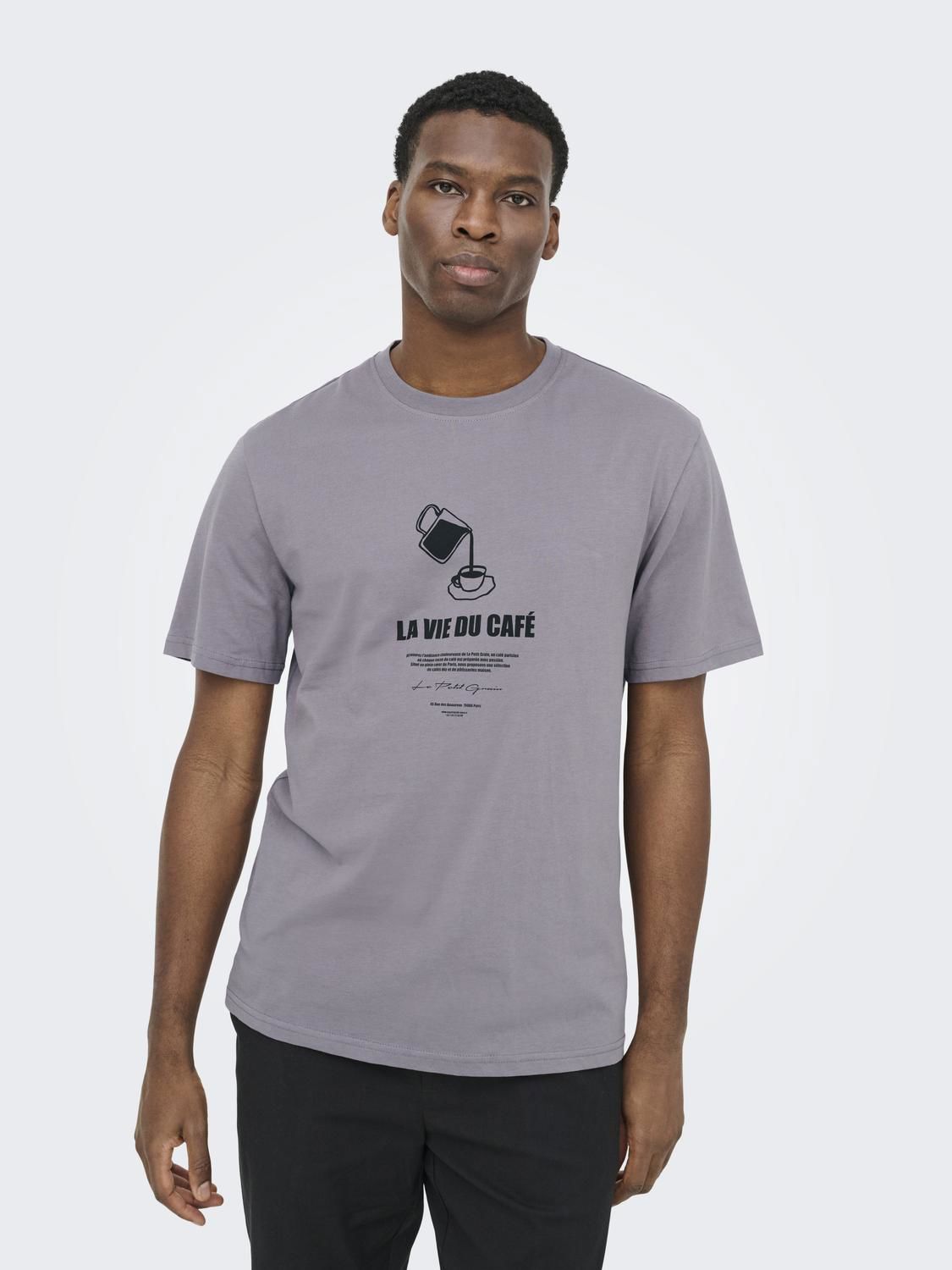 Onsmass Parisien Reg Ss Tee Vd Shark Cafe