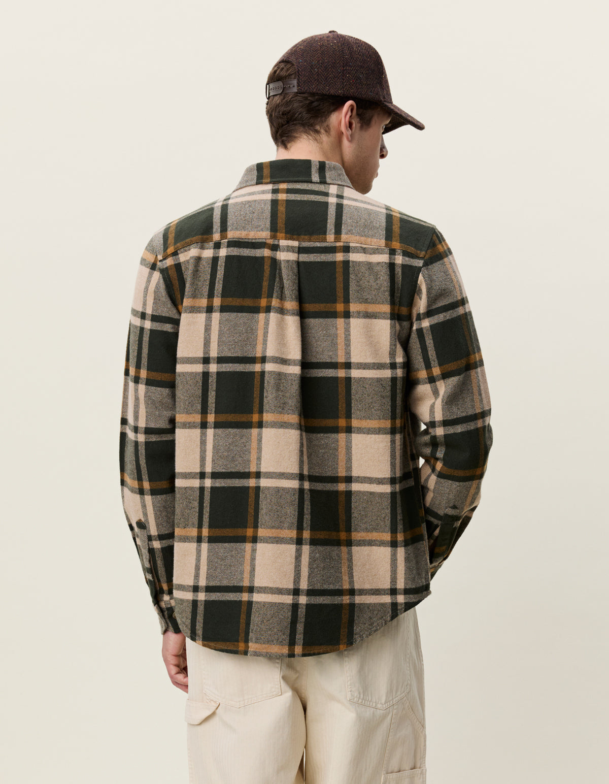 Check Flannel Shirt Rosin Green