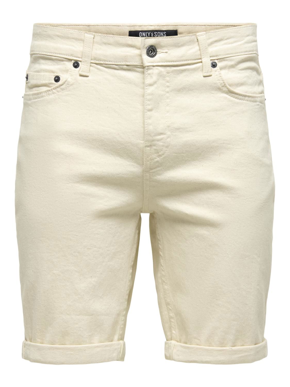 Onsply Ecru 9470 Pim Dnm Shorts Noos Ecru