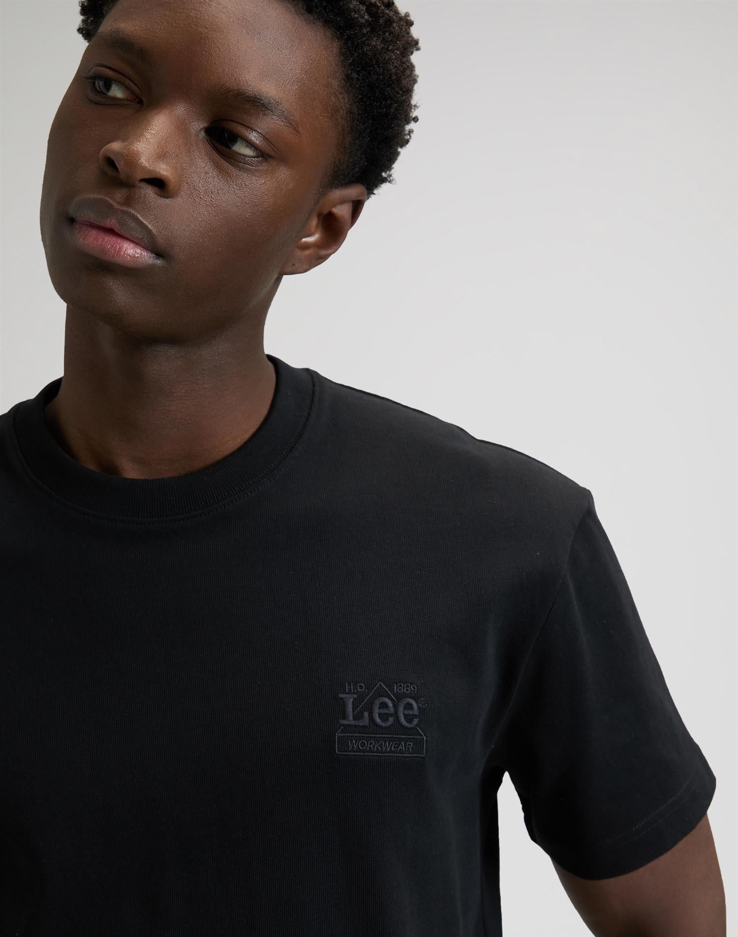 Workwear Ess Tee Black Black