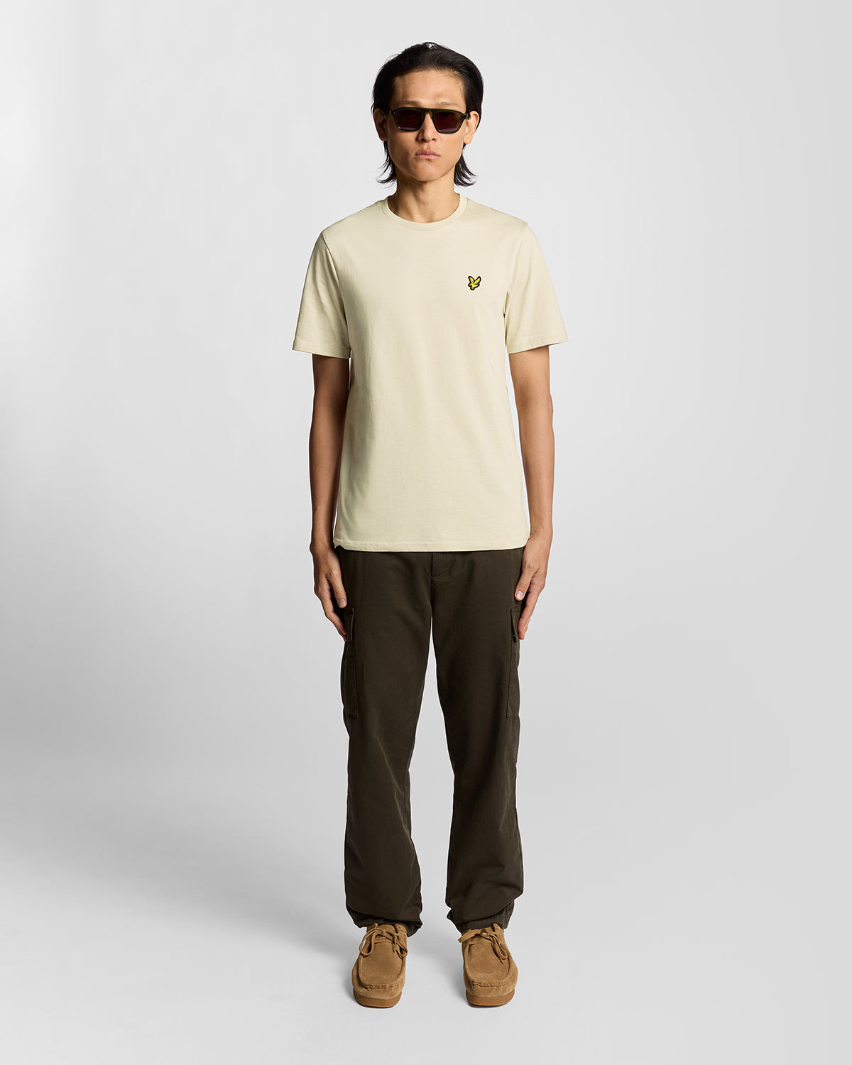 Plain T-Shirt Grey Taupe