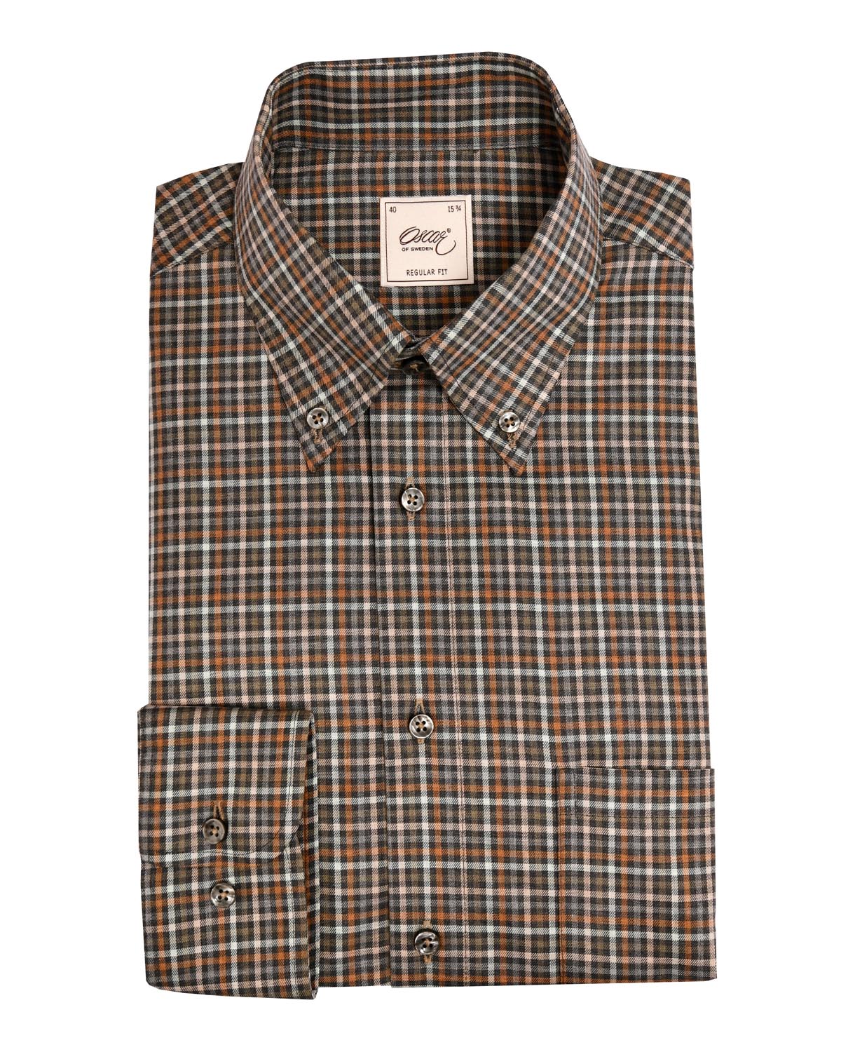 Basic Regular fit 33 RN Orange Check