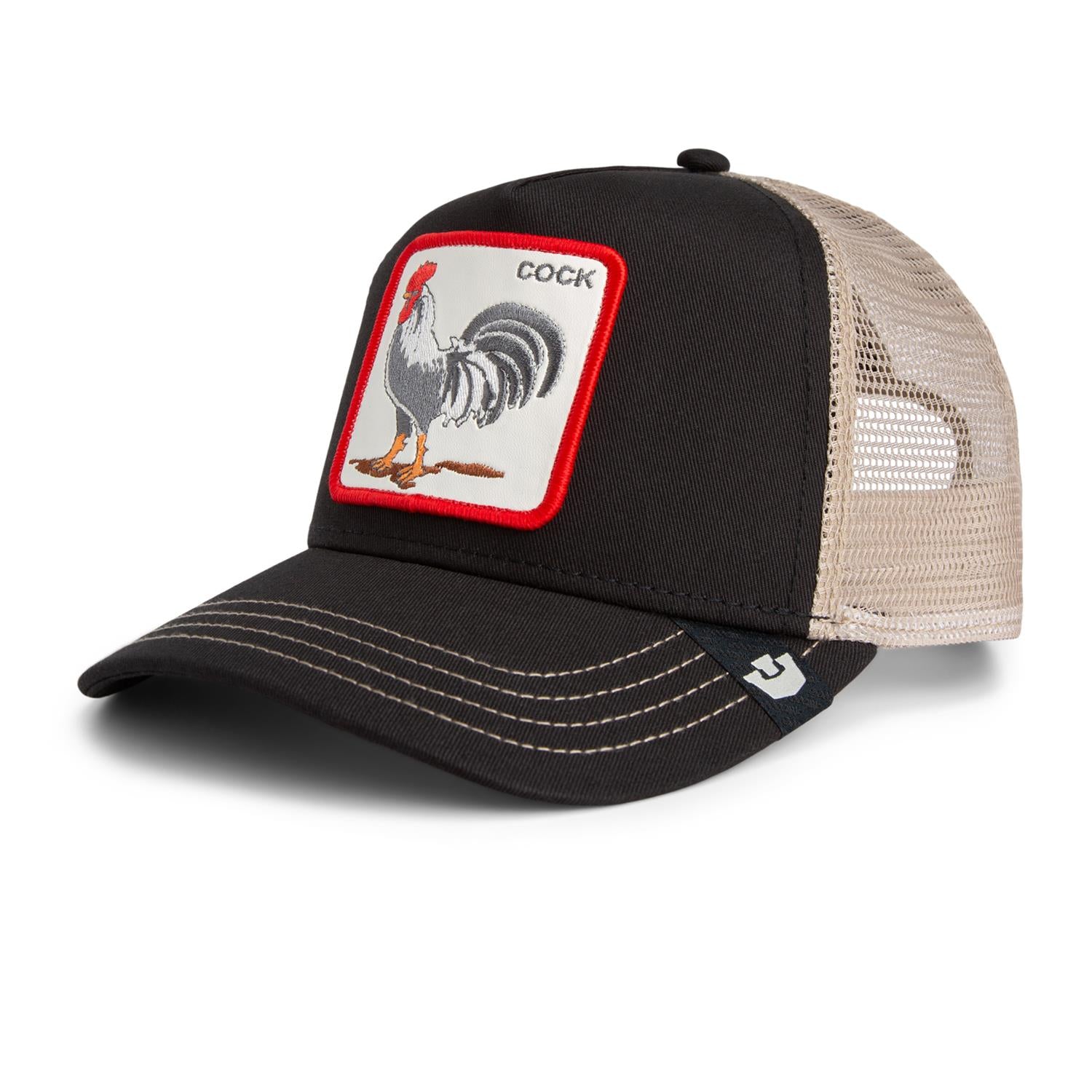 Rooster Trucker Black