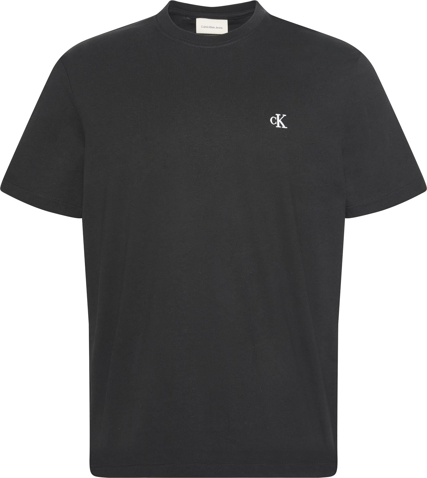 Ss Easy Monogram Tee Black