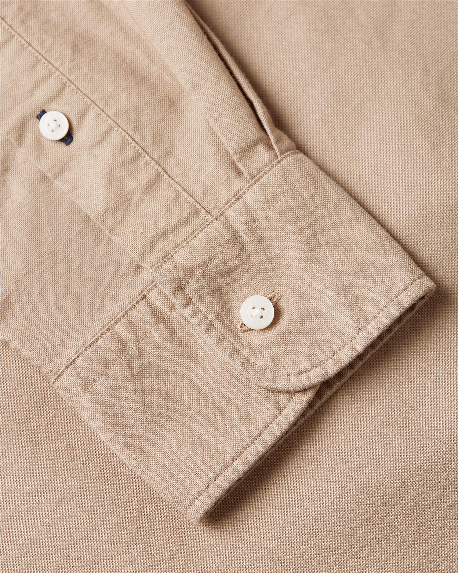 Solid Heritage Oxford Rf Shirt Coastal Taupe / Coastal Taupe Solid