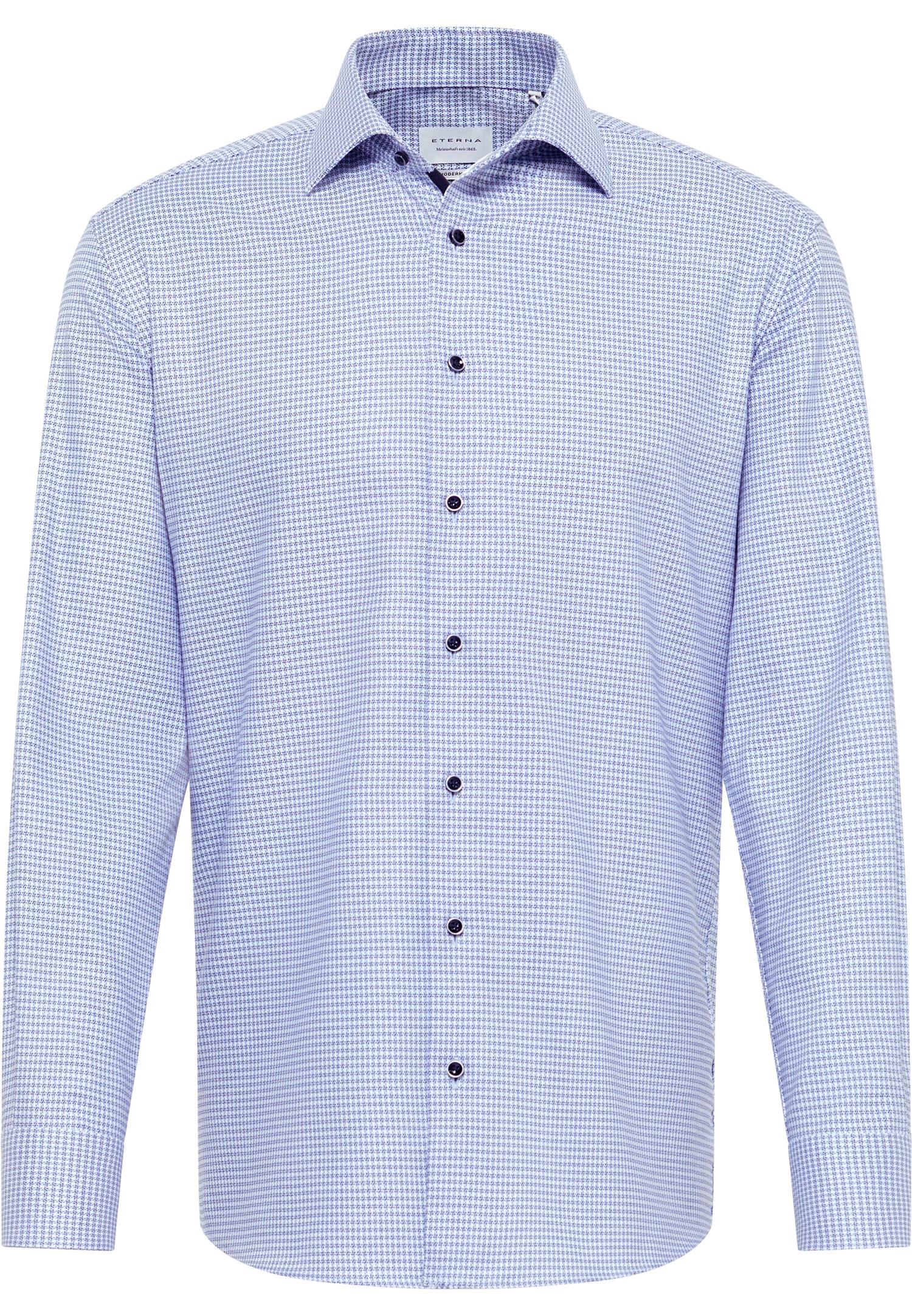 Shirt twill Modern fit long sleeve Blue