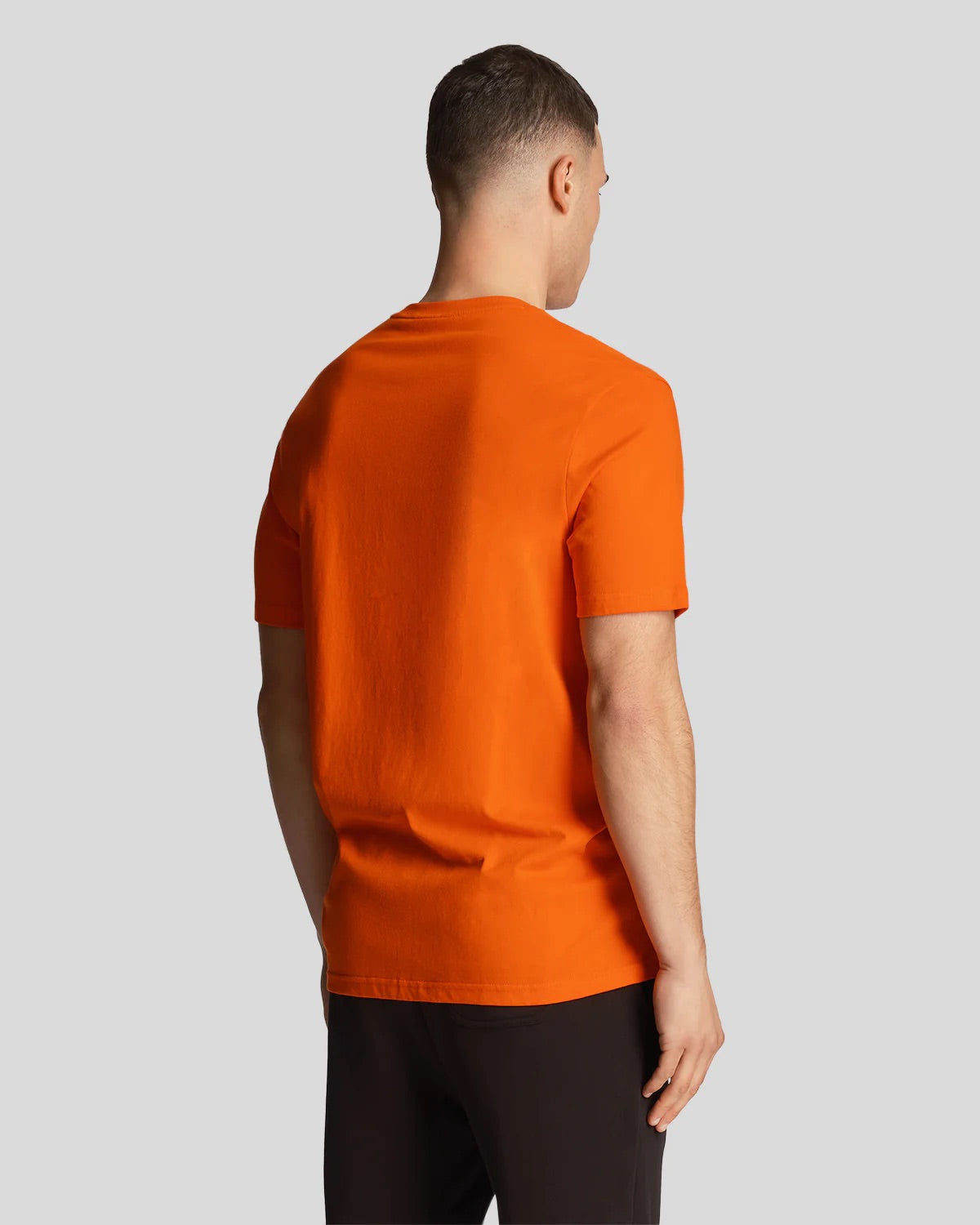 Plain T-Shirt Tangerine Tango