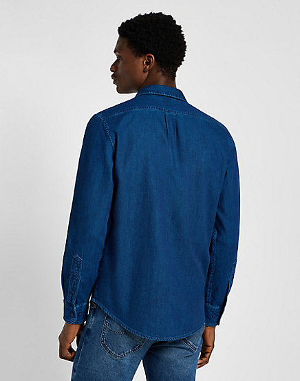 LEESURE SHIRT Inky Blue Wash