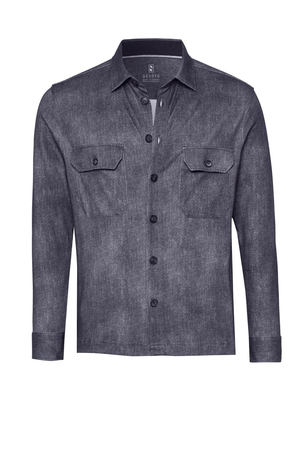 Casual overshirt Kent Navy Denim