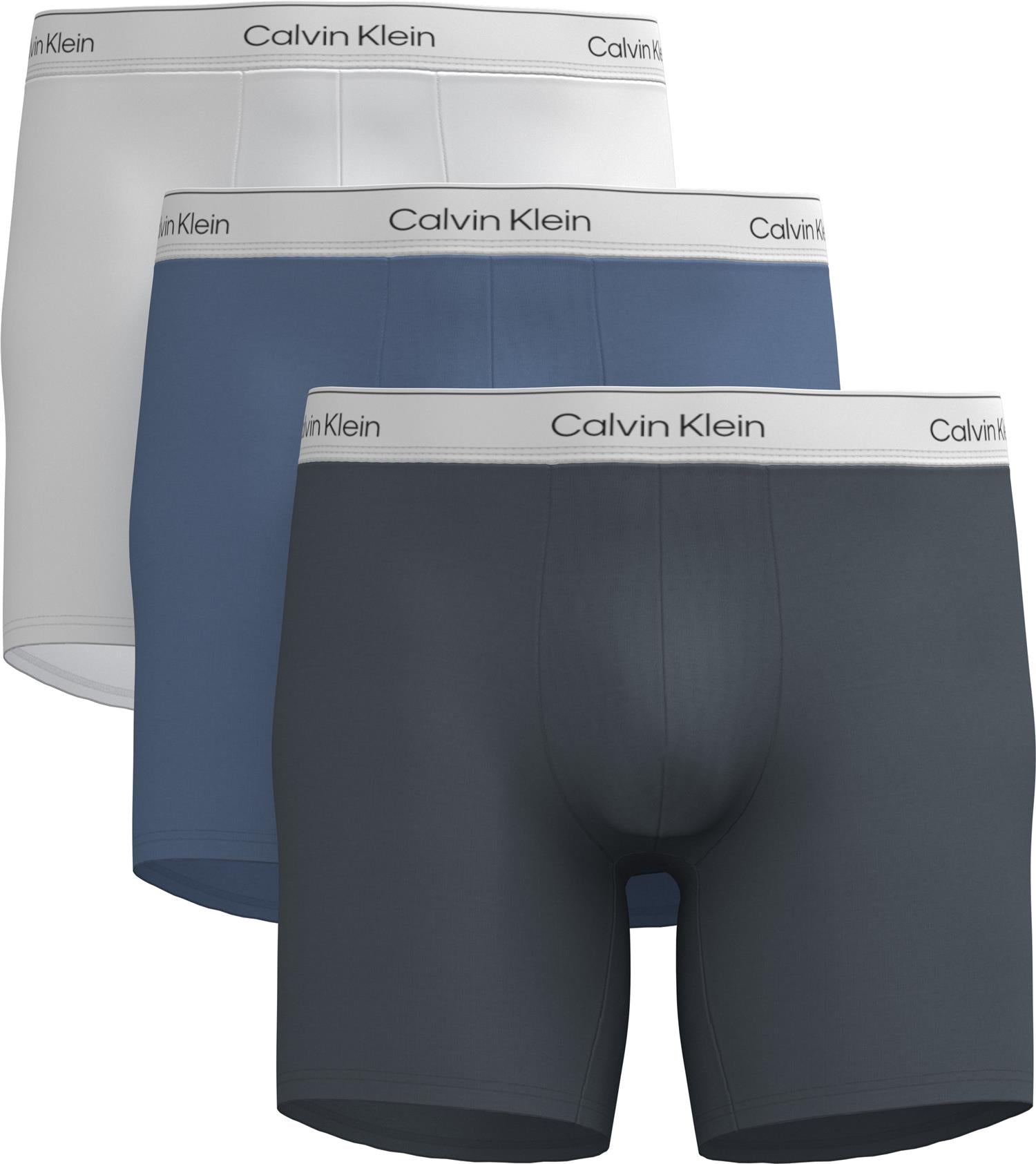 Boxer Brief 3pk White/Blue Tulip/Turbulence