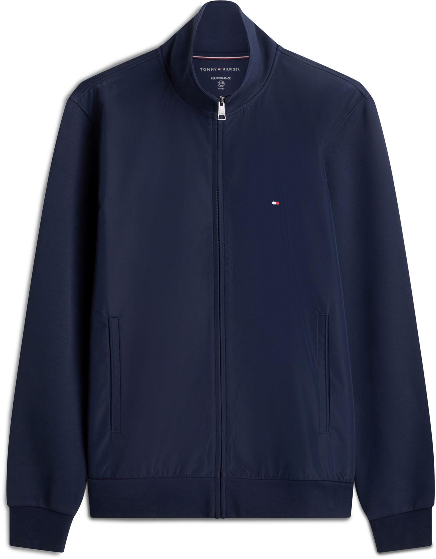 Essential Intechno Mix Zip Thru Carbon Navy
