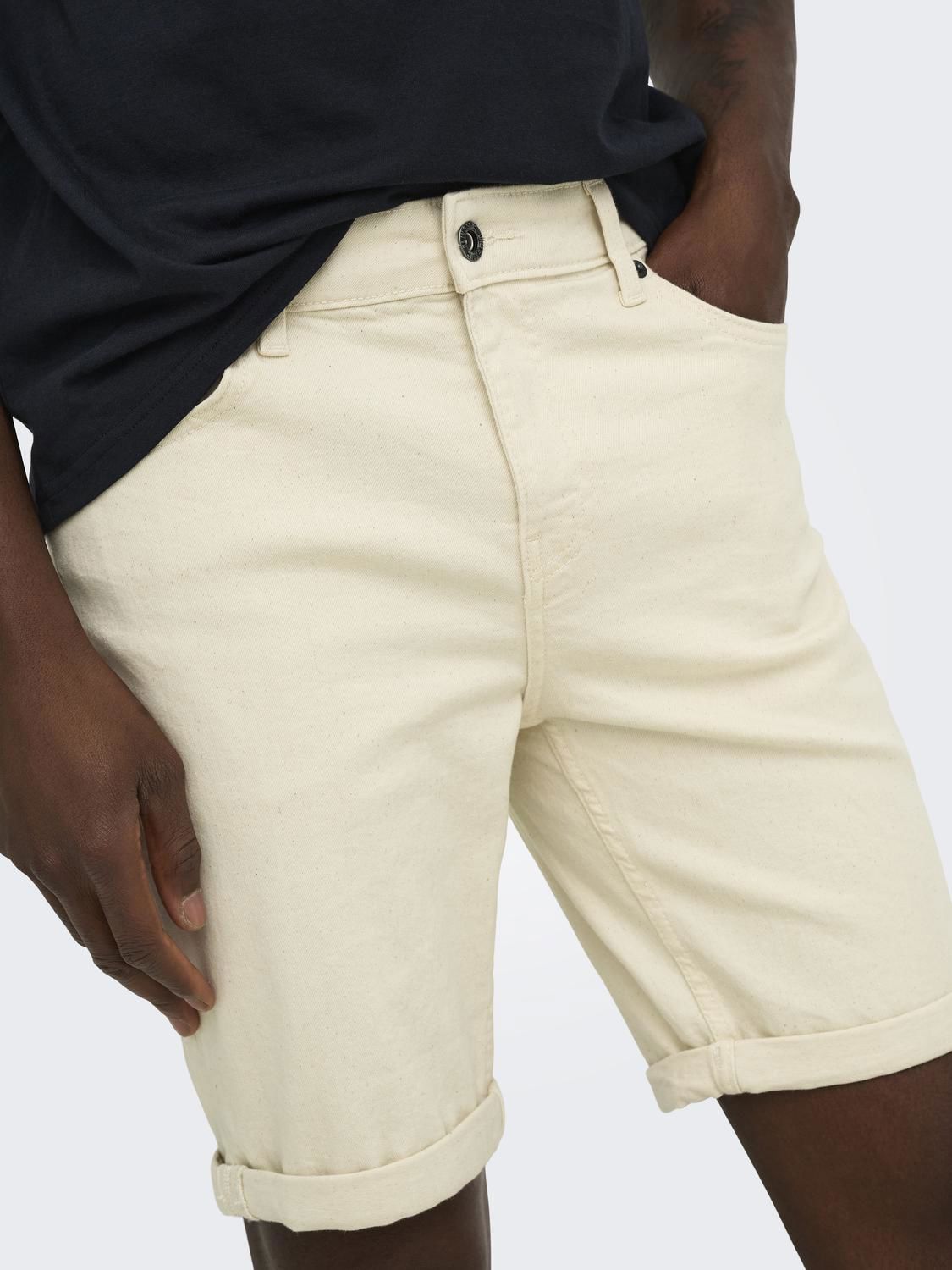 Onsply Ecru 9470 Pim Dnm Shorts Noos Ecru