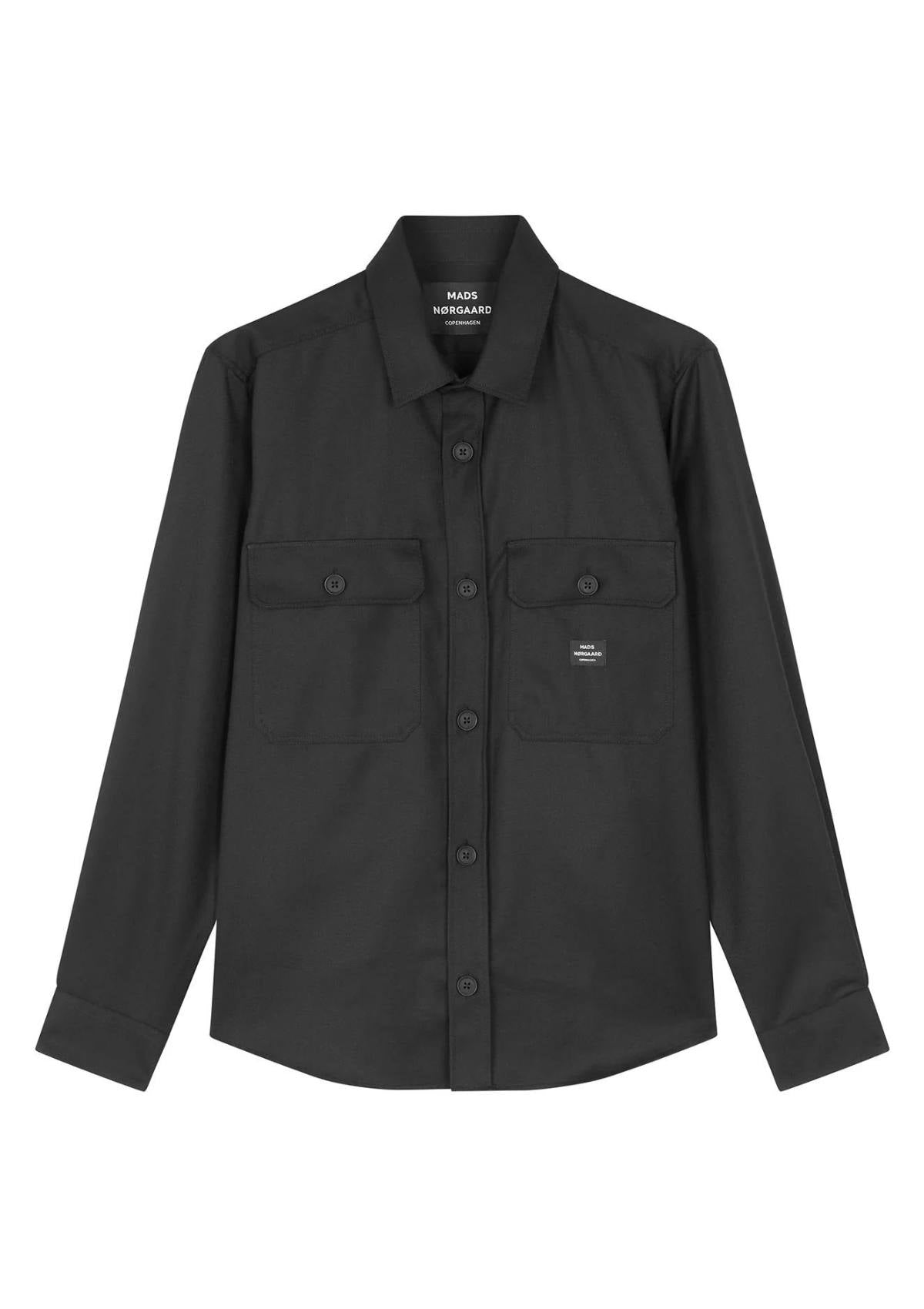 Firm Twill Skyler Shirt Black