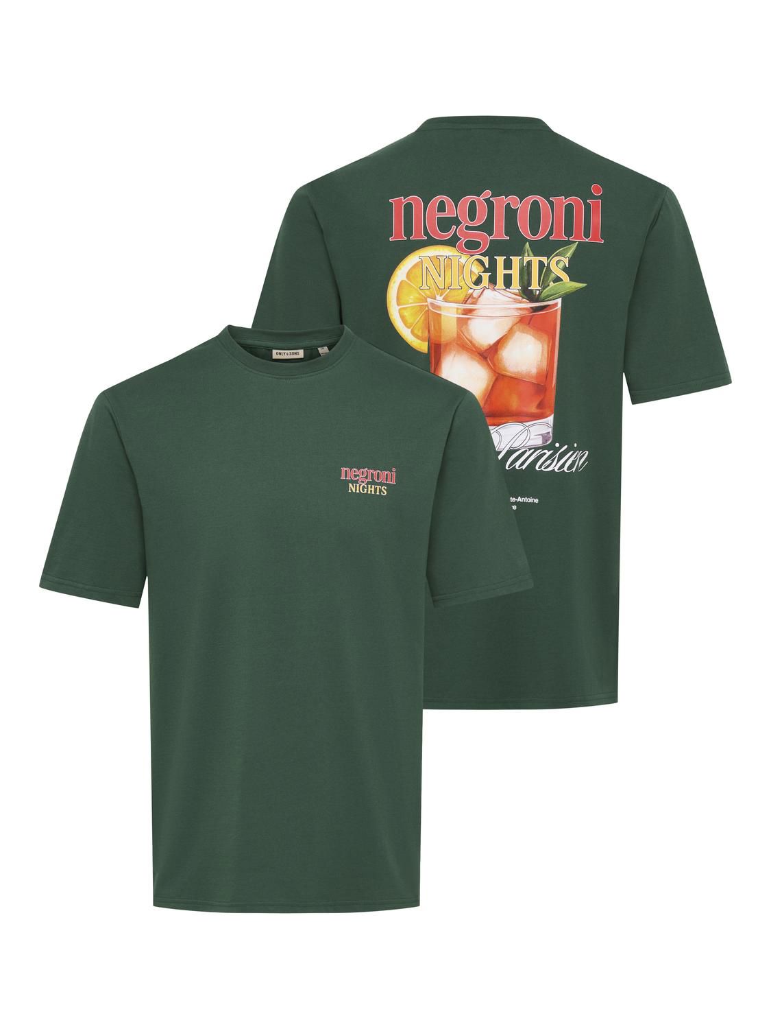 Onsfred Negroni Nights Ss Tee Pineneedle Negroni