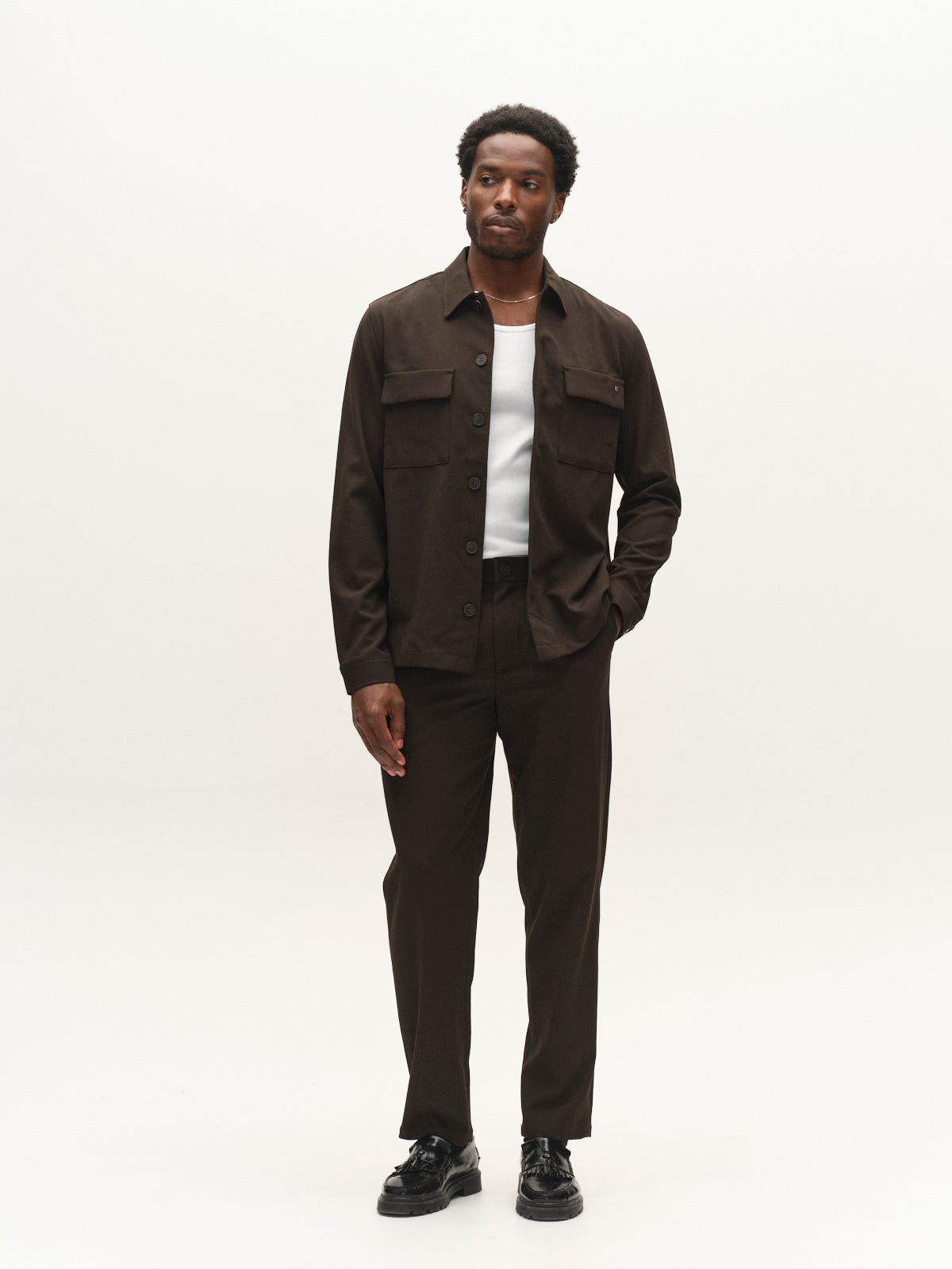 Gabtogger Push Phin Lsovershirt Grs Brown Slate