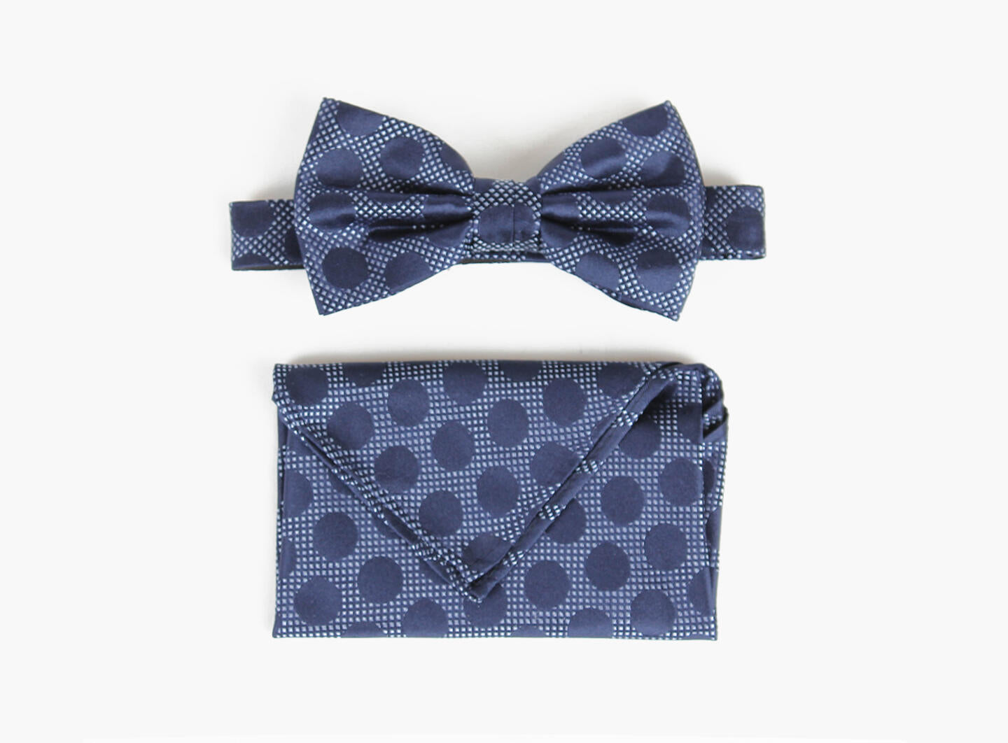 Sløyfe bowtie w/handky Navy