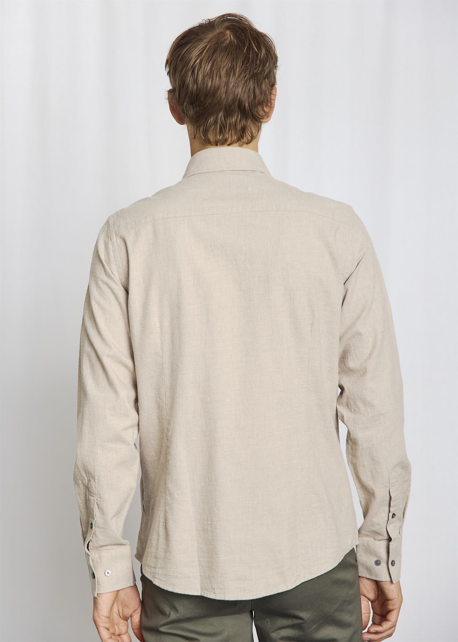 Faruk Casual modern fit Sand