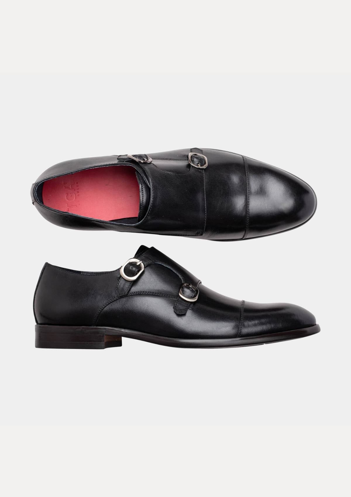 TNS 1820 Monk shoe Black