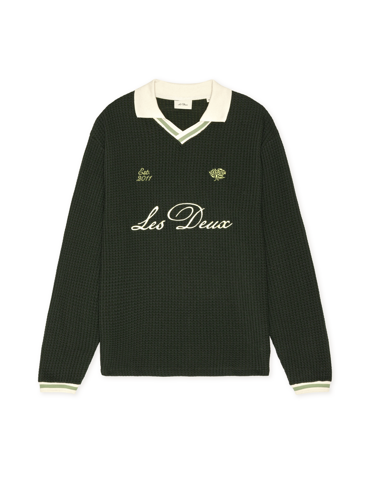 Waffle Ls Football Jersey Green