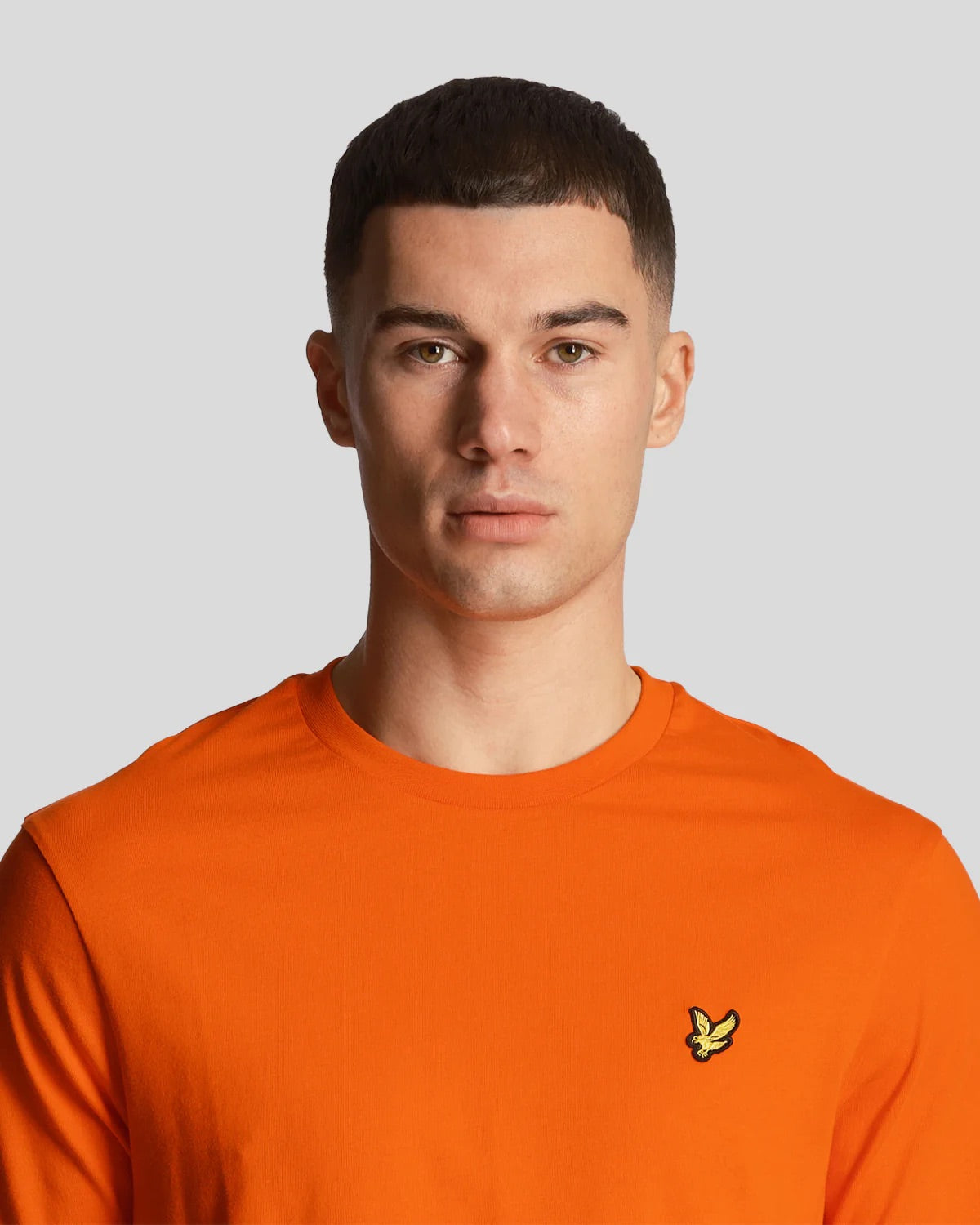 Plain T-Shirt Tangerine Tango