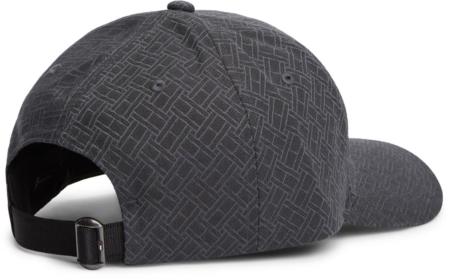 Th Flag Jacquard 6 Panel Cap Black
