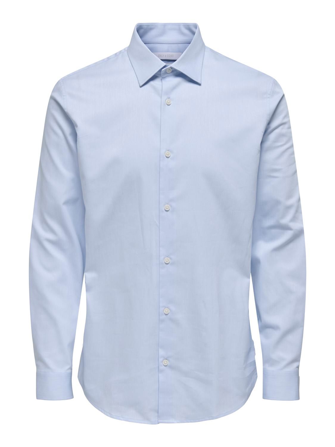 Onsjim Slim Shirt Frml Noos Cashmere Blue