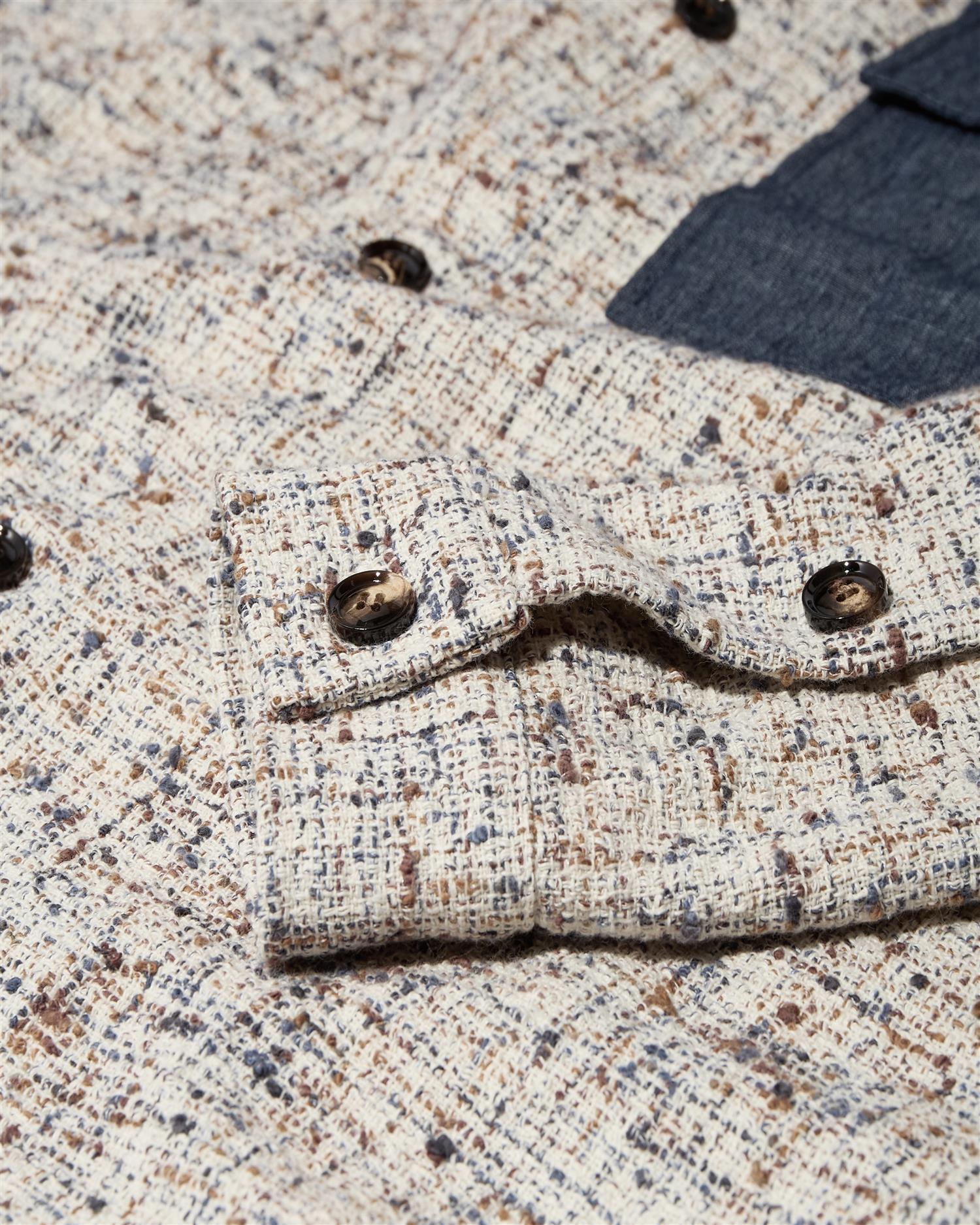 Mmgwilson Nep Overshirt Ecru
