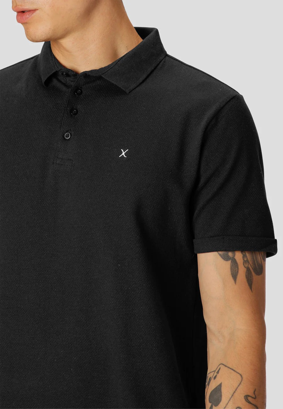 Silkeborg Stretch polo Black