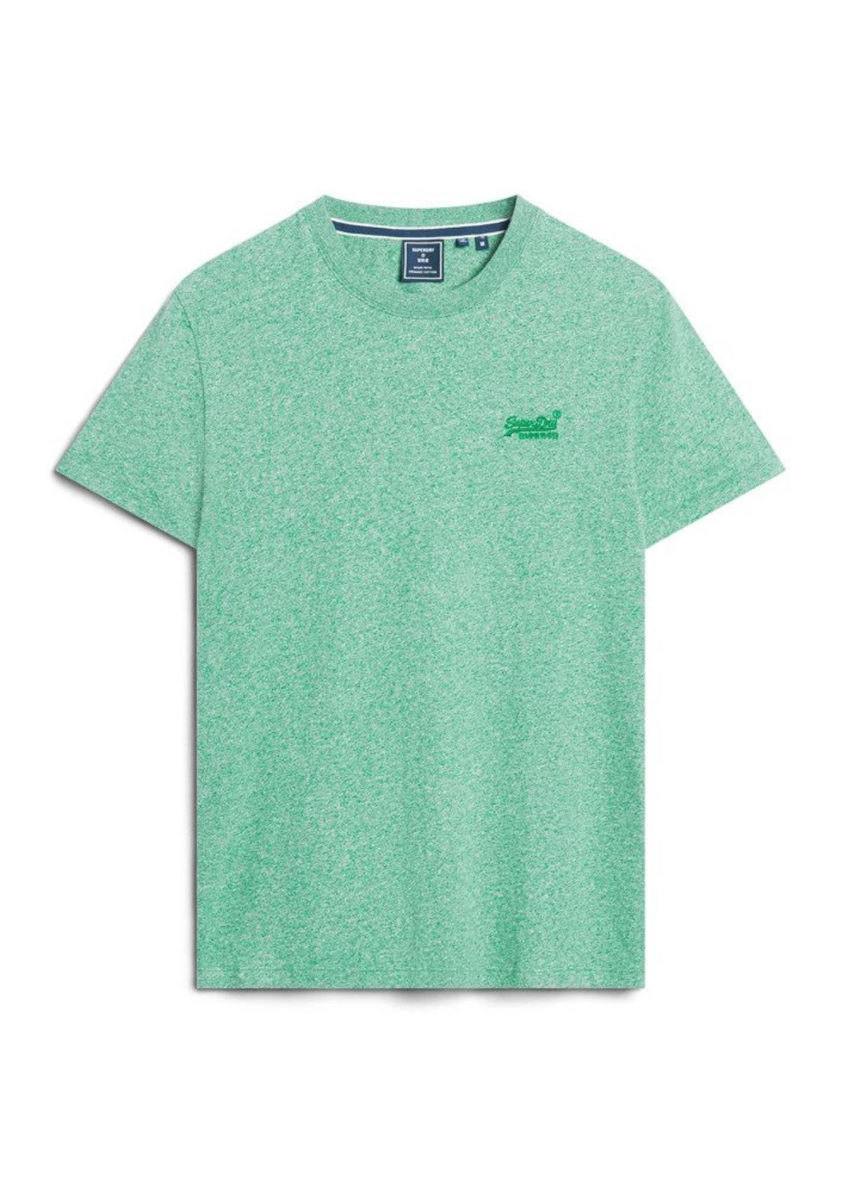 VINTAGE LOGO EMB TEE Bright Green Grit