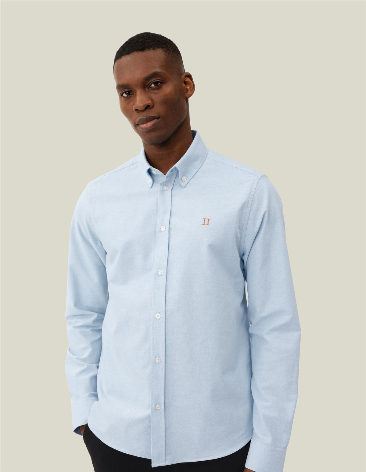 Core Contrast Oxford Shirt Light Blue