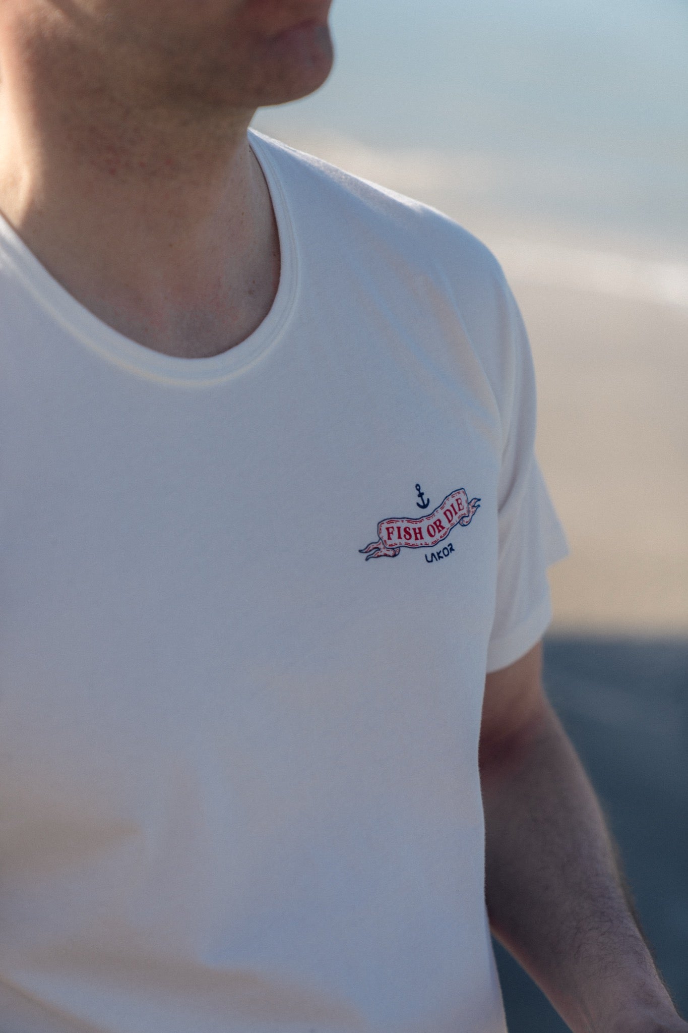 The Smoking Salmon t-shirt Starwhite