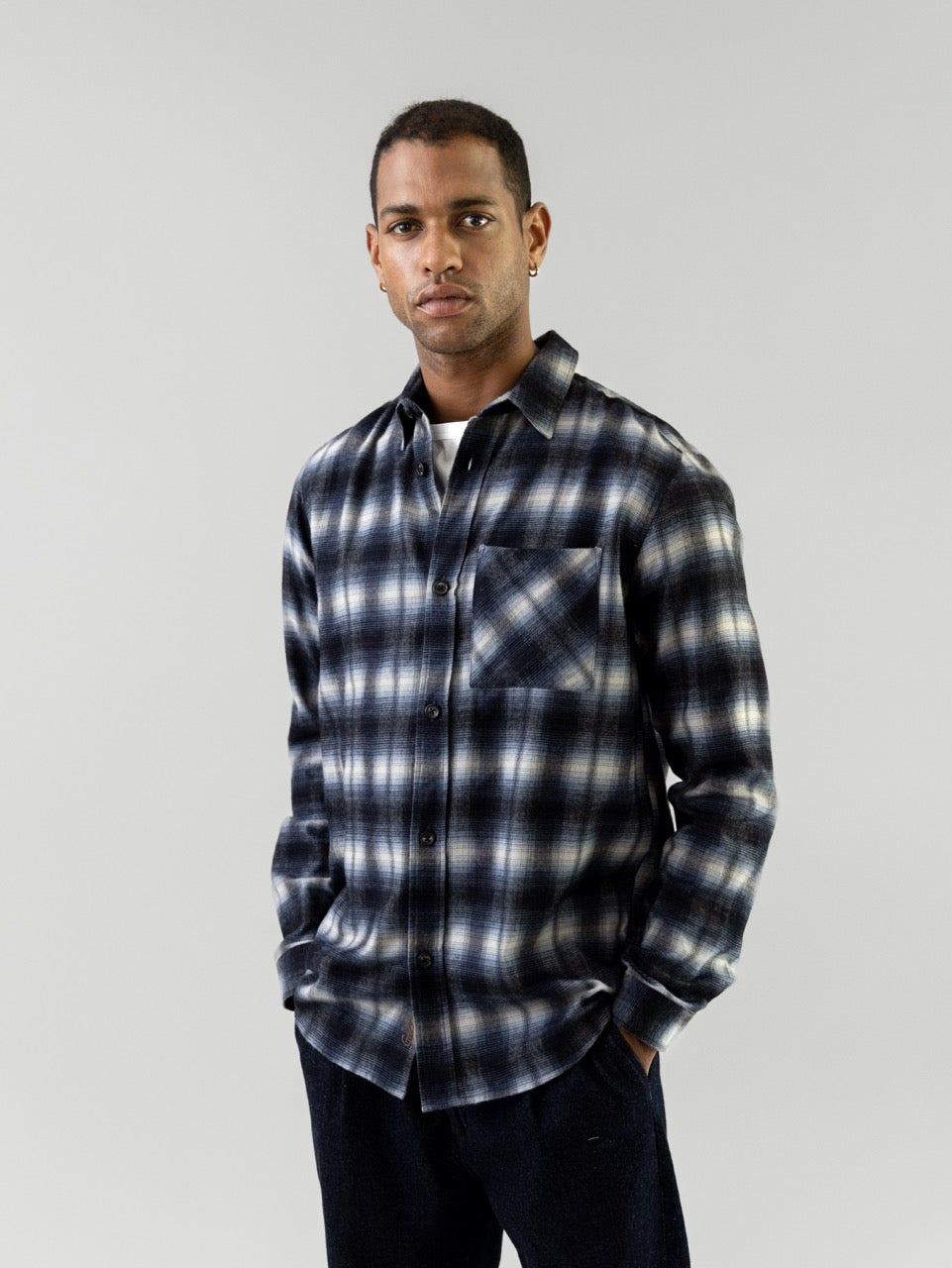 MMGDavid Shadow Overshirt Salute Navy