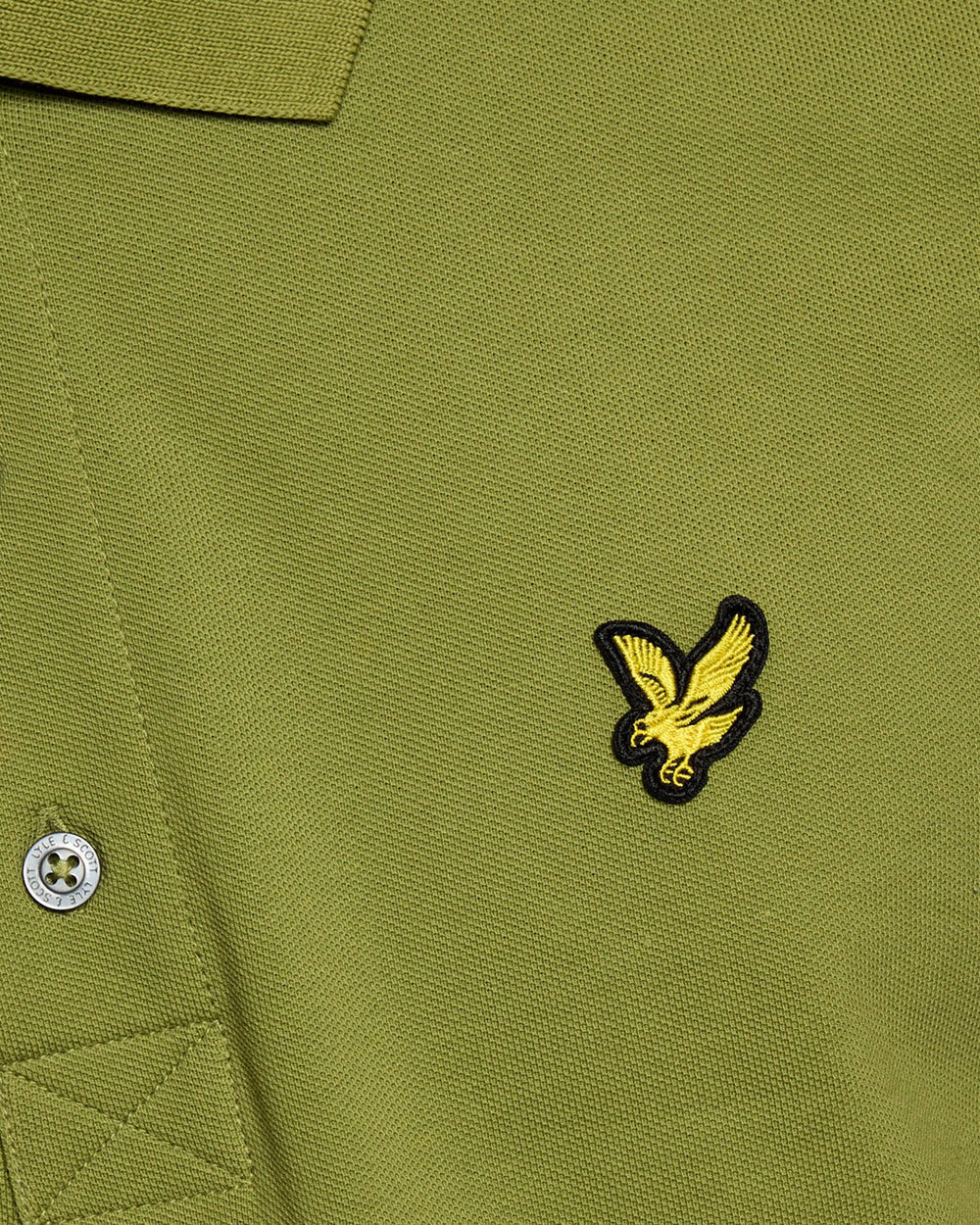 Plain Polo Shirt Shrub Green