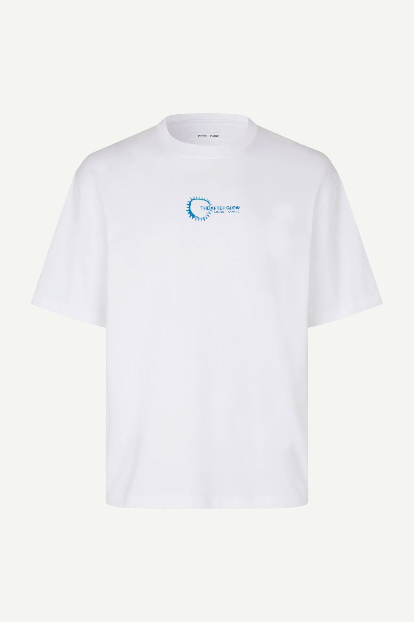 Sasteven t-shirt 11725 White Blue