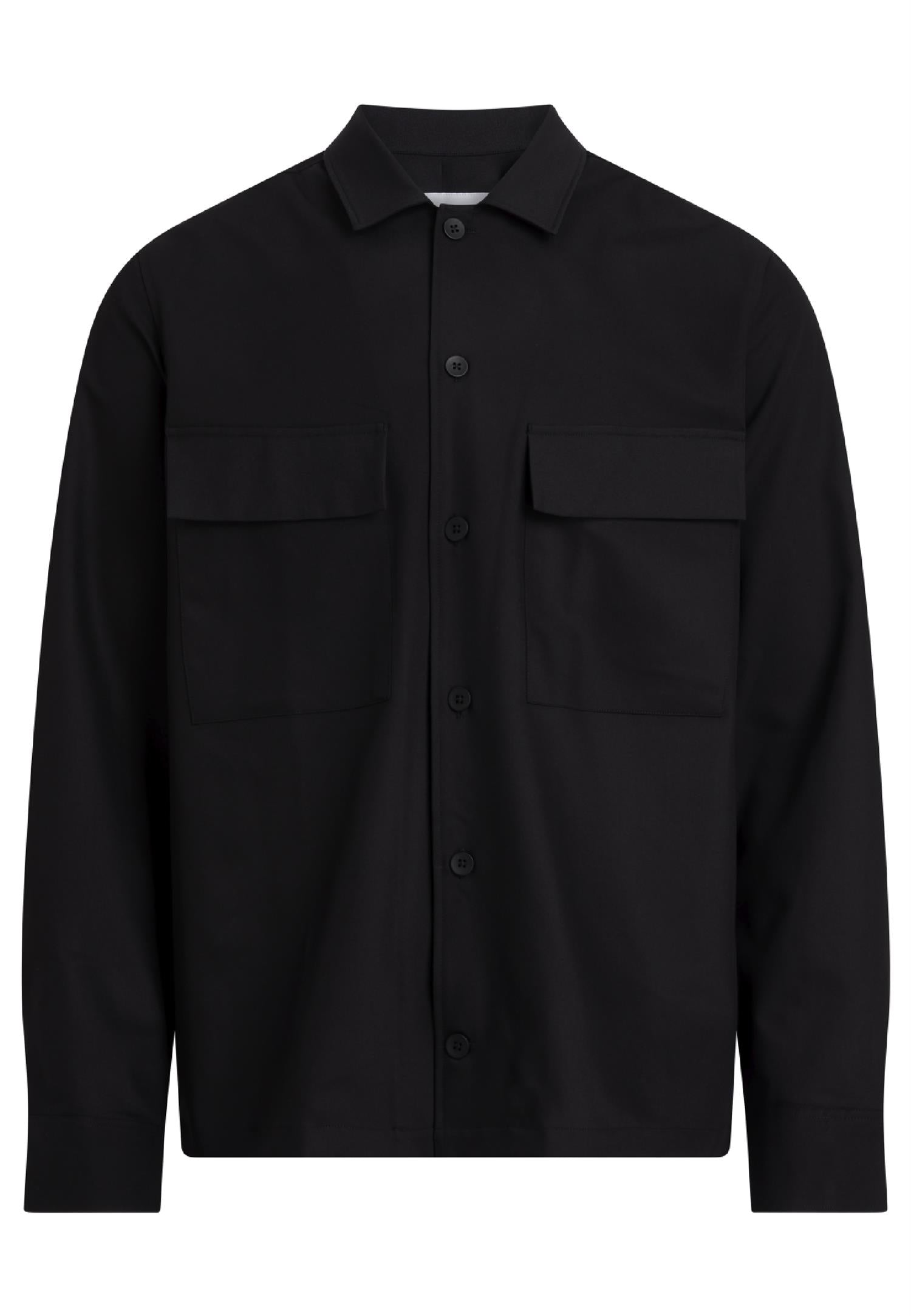 MINIMAL TWILL TAILORING SHIRT Ck Black