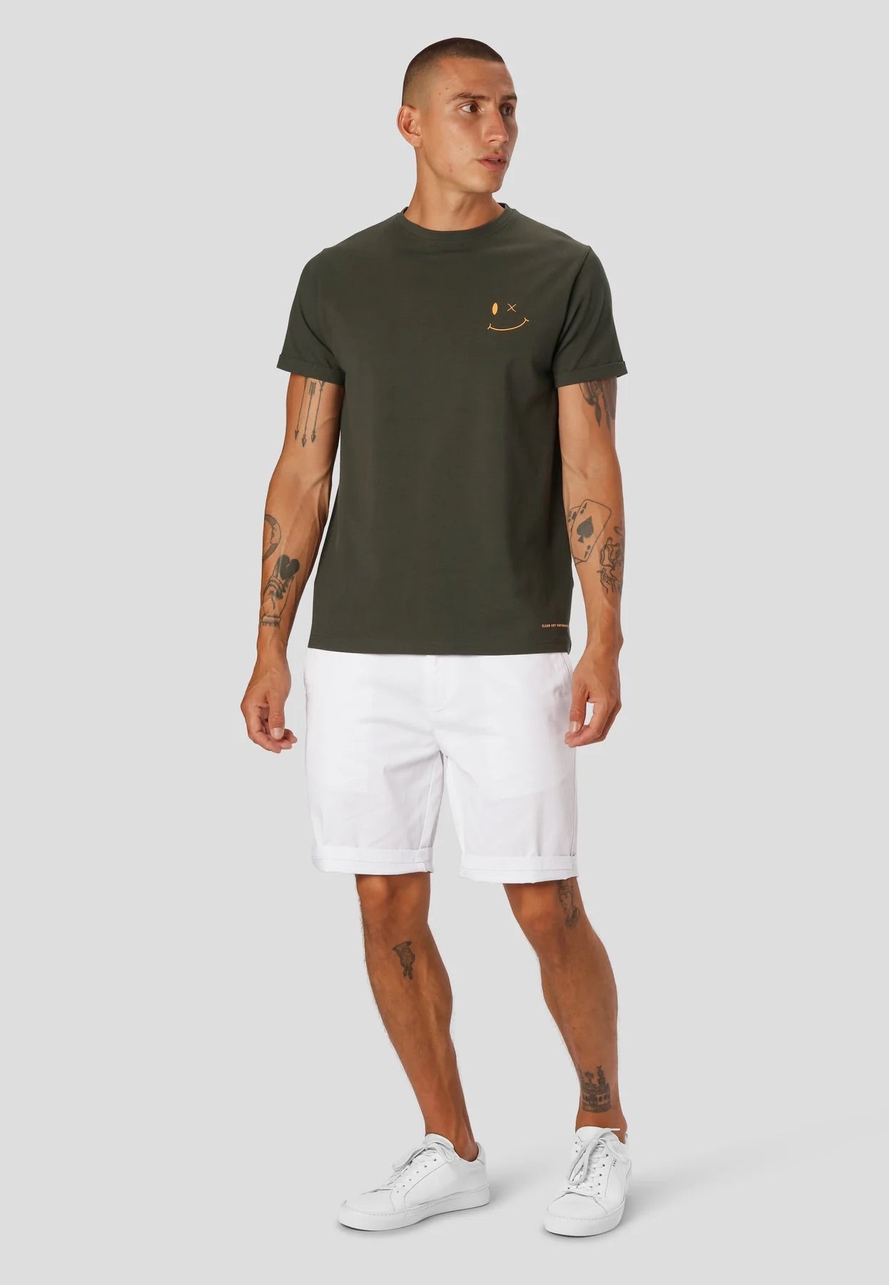 Patrick Organic Tee Dusty Green