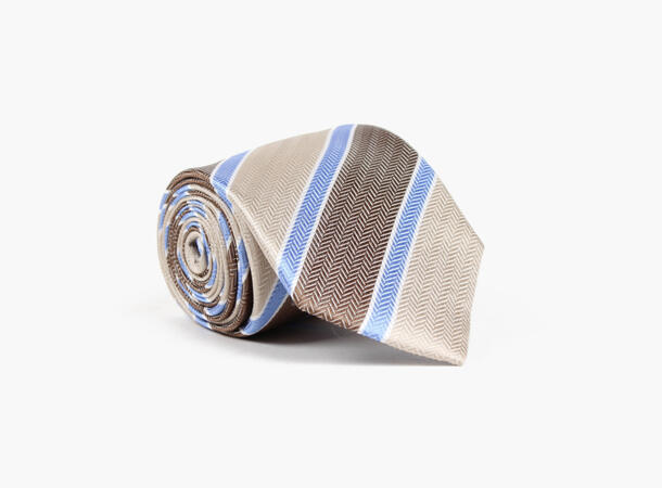 Montecristo Charlie vevd silkeslips Beige
