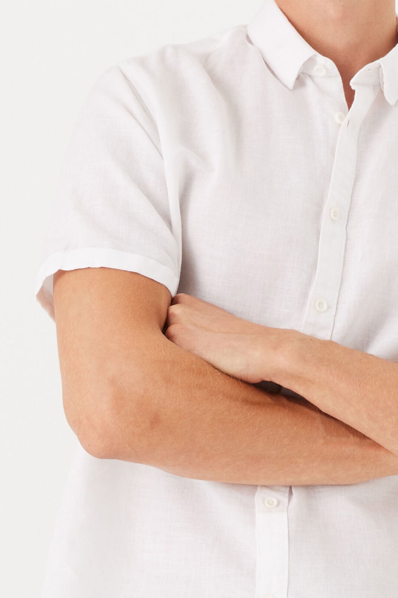 Z1171_men`s shirt ss White