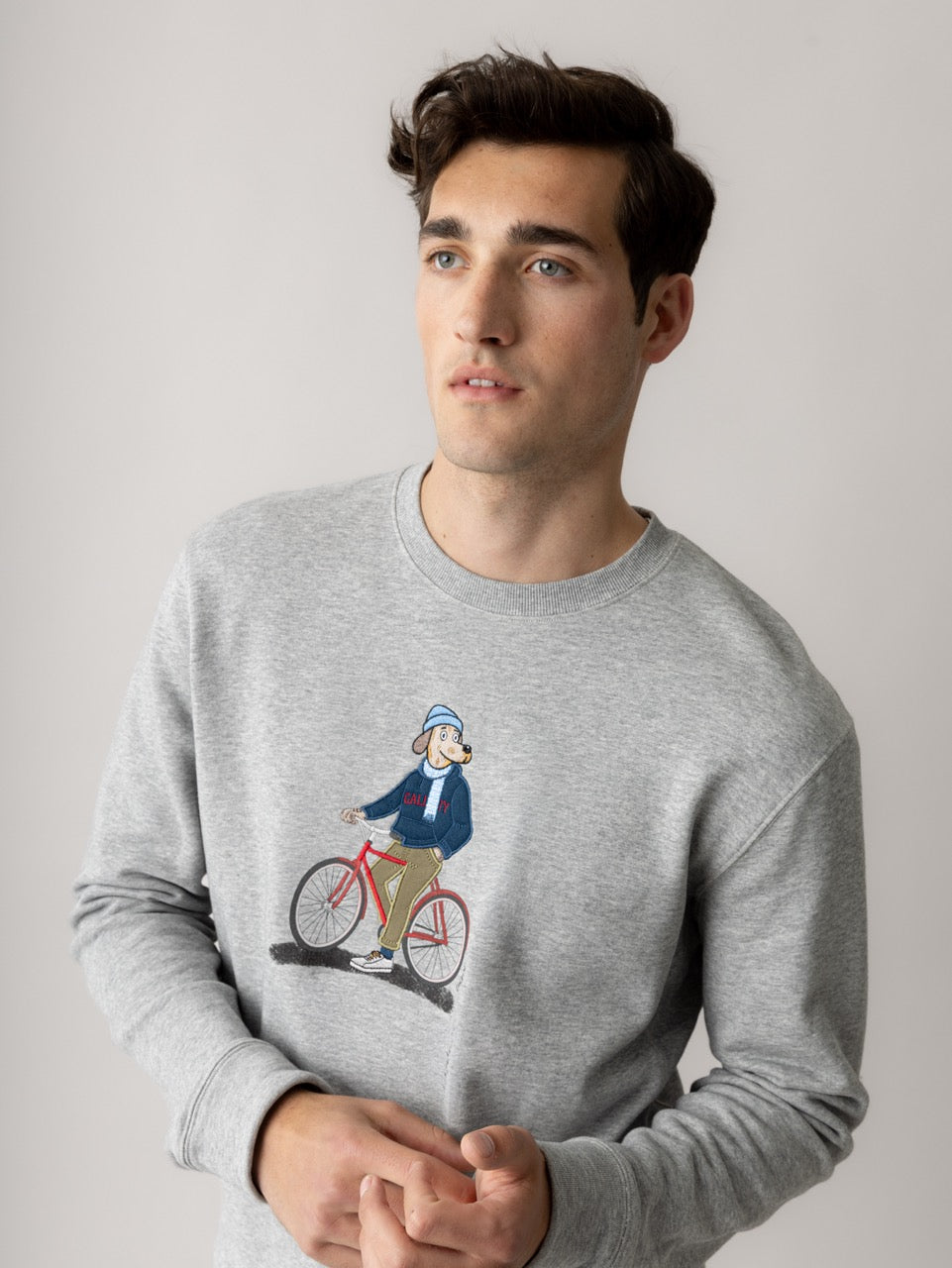 Mmgludvig Crew Sweat Grey Melange