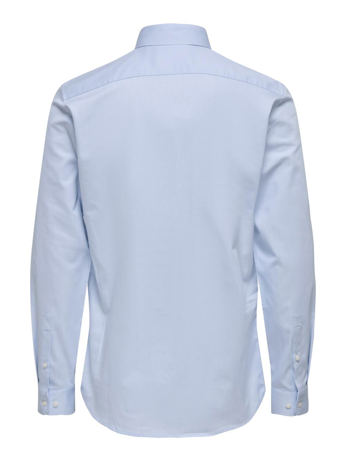 Onsjim Slim Shirt Frml Noos Cashmere Blue